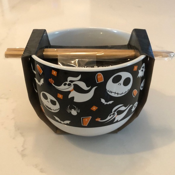 Disney Accessories - Disney nwt The Nightmare Before Christmas Ramen Bowl with Chopsticks